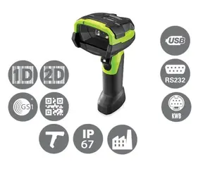 ZEBRA DS3608- HP / 2D-Barcodescanner / Multi-IF / schwarz