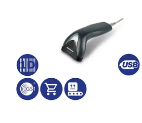 Datalogic Touch 65 Light (TD1120-BK-65) grau / 1D-Barcodescanner / USB / ohne Kabel