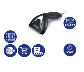 Datalogic Touch 90 Light (TD1170-BK-90) grau / nur Sensor / 1D-Barcodescanner / RS-232 / KBW