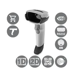 ZEBRA Lesegerät DS2208 Kit (USB) weiß / 2D-Barcodescanner / USB-Kabel / Multi-IF
