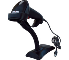 Virtuos HT-900A schwarz / USB- Kit / 1D-Barcodescanner / Emulation (KBW / RS-232) / schwarz