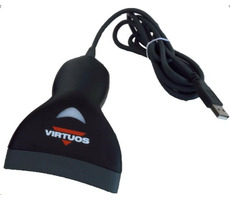 Virtuos HT-10 schwarz / USB- Kit / 1D-Barcodescanner / Emulation (KBW) / RS-232 / USB 