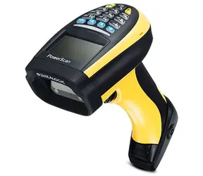 Datalogic PowerScan PM9100 schwarz-gelb / 1D-Barcodescanner / 433 MHz / RS-232 / KWB / USB / Tastatur