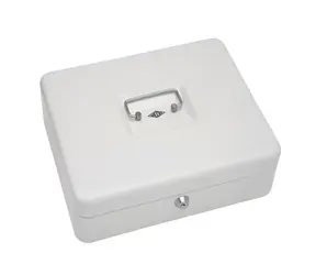 WEDO 300 Tragbare Registrierkasse weiß / 5 Fächer / 1 Clip / abschließbar
