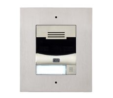 2N Ateus-9155301CF IP Solo Nickel - Türsprechanlage / 1 TL./ HD-Kamera / Unterputzmontage (inkl. Rahmen)