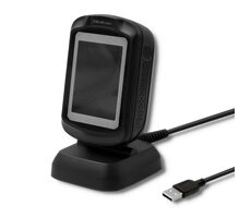 Qoltec 50864 QR- und Laserleser 1,8 m schwarz / 1D & 2D / USB
