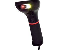 Virtuos HT-855A (EHE0004) schwarz / 1D- und 2D-Barcodescanner / RS-232-Emulation / USB / Standfuß