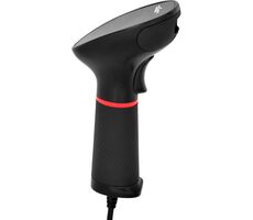 Virtuos HT-855A (EHE0006) schwarz / 1D- und 2D-Barcodescanner / RS-232-Emulation / USB / Standfuß