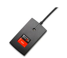 RF IDeas Inc RDR-7581AKU WAVE ID® Solo Tastendruck / kontaktloser Kartenleser / 13,56 MHz / USB