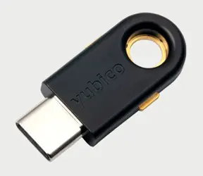 YubiKey 5C USB-C / Authentifizierungstoken / OpenPGP- und SMART -Unterstützung (PIV)