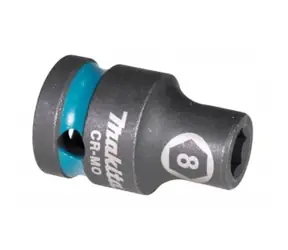 Makita IMPACT BLACK E-16237 / Steckschlüssel 1/2" / Vierkant / 8mm