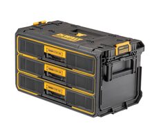 DeWalt DWST08330-1 / ToughSystem 2.0 / Aufbewahrungsbox mit 3 Schubladen / Maße 550 x 330 x 300 mm 