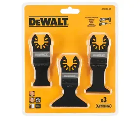 DeWalt DT20760 / Sägeblatt-Set für Schwingschleifer / 3-tlg.