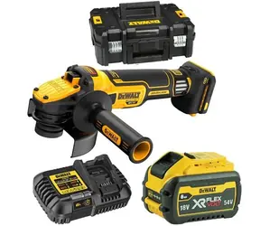DeWalt DCG409VST1 / Akku-Winkelschleifer / 125mm / 18V&54V XR / 1x 6,0 Ah