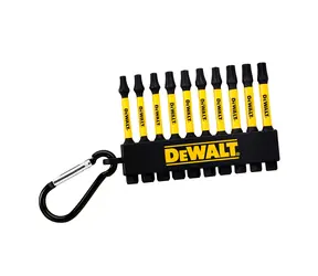 DeWalt DT7275 / Bitsatz mit Karabiner 3xT20 & 4xT25 & 3xT30 / 10-tlg