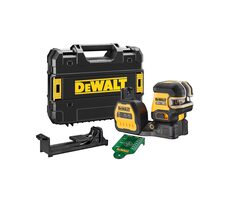DeWalt DCE825NG18 / Kreuzlinienlaser mit grünem Strahl / bis zu 30m / 12&18 V / Ohne Akku
