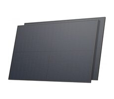 EcoFLow Set mit zwei starren 450W Solarmodulen / Anschluss: MC4 / IP68