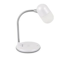 TechniSat VIOLA weiß / LED Tischleuchte / Wireless Charging / dimmbar / BT 5.0 / 3W Lautsprecher / 2800K - 8900K