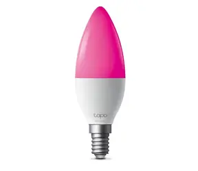 TP-LINK Tapo L430C SMART RGB LED-Lampe / E14 / 4,8 W / 470 lm / 2500 K-6500 K / Lebensdauer 15.000 h