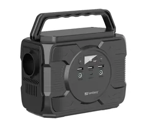Sandberg Power Station AC 200 schwarz / Ladestation / 230V AC / 200W / 48000 mAh / Display / Lüfter