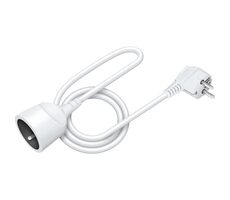 Retlux RPC 40 Verlängerungskabel 1 Steckdose 3×1,0mm 1,5m weiß