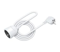 Retlux RPC 41 Verlängerungskabel 1 Steckdose 3×1,0mm 2m weiß