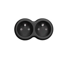 Solight 2-fach Steckdosenleiste schwarz / 2x 10A