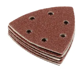 Makita D-58578 / Schleifmittel für Delta / 93 x 93 x 19 mm / Körnung 40 / 10 Stück