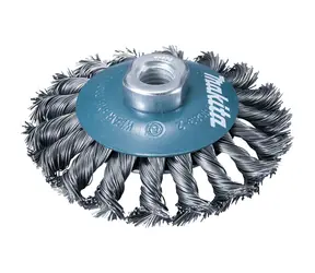 Makita D-39861 Scheiben-Stahldrahtbürste 100 mm / gezopft / M14x2