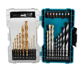 Makita E-07032 / Bohrer- und Bit-Set im Kunststoffkoffer / 3-10 mm / 27-teilig