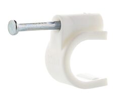 Retlux RCC 6 Kabelklemme mit Nagel 6 mm 40 Stück.