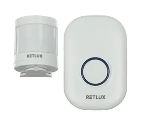 Retlux RDB 113 Durchgangsmelder mit drahtlosem PIR-Sensor