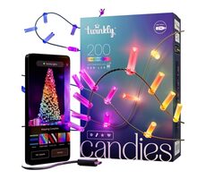 Twinkly Candies LED-Lichterkette TWKP200RGB-G 2 m / Intelligente Lichterkette / WLAN / Bluetooth 