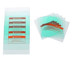 SIXTOL Schutzglas für Schweißhelme SCHWEISSMASKE PRO VIEW 10 Stück - Ersatzteil 