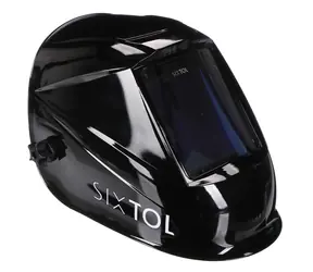 SIXTOL Schweißmaske Pro View schwarz / Selbstverdunkelnder Schweißhelm 