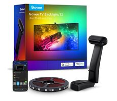 Ausgepackt - Govee H605C Envisual TV-Hintergrundbeleuchtung T2 (für TV 75-85 Zoll) / LED-Streifen / 48 W / RGBIC / BT / Wi-Fi / ausgepackt
