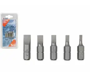 Extol- Premium Flachspitzen-Set, 5 Stück / CrMoV 