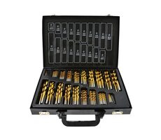 KELTIN Titan-HSS-Bohrer-Set für Metall, 170-teilig / 1,0 - 10 mm 