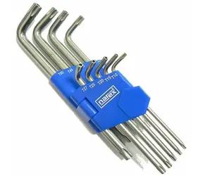 Narex 9-teiliges TORX-Schlüsselset mit Loch TT10-50
