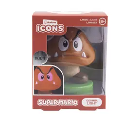 Paladone Tischlampe mit Goomba-Motiv aus Super Mario / 2x AAA