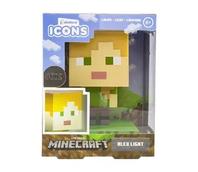 Paladone Alex Icon Light Minecraft Lampe / Tischlampe / 2x AA