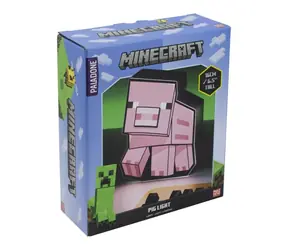 Paladone Light Pig Box Minecraft / Tischlampe / 3x AAA
