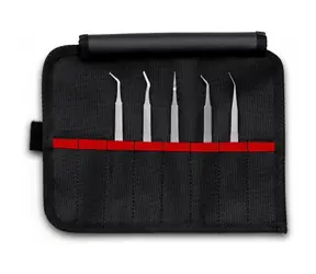 Knipex SMD Präzisionspinzetten-Set / 5-teilig