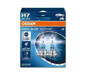 OSRAM Halogenlampe Cool Blue Intense Next Gen H7 / 12V / 1500lm / Ohne Reflektor