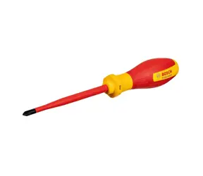 BOSCH 1600A02NB9 / Isolierter Kreuzschlitzschraubendreher PH 2 × 125 mm