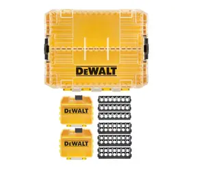 DeWalt DT70803 / Kleiner und mittelgroßer robuster Koffer mit integriertem Bit-Magazin