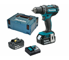 Makita DDF482RFJ / Akku-Bohrschrauber / Li- ION / 18V / 2x 3,0 Ah / Ladegerät / Koffer