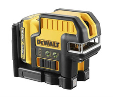 DeWalt DCE0825D1G-QW / Kreuzlaser mit rotem Strahl / 10,8V / 2,0Ah / Koffer