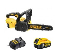 DeWalt DCM565P1 / Akku-Kettensäge / 18 V / 5,0 Ah / 30 cm Schwert / Schnittgeschwindigkeit: 7,68 ms
