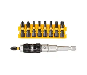DeWalt DT70578T-QZ / 10-teiliges Torsionsbit-Set mit Winkelbit